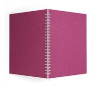 Rose Pig A4 Portrait Posh Banana Pig Blanc Papier Carnet à dessin - Berry