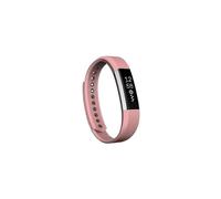 (Rose) Pour Fitbit Alta Watch Bracelet de montre en silicone à texture oblique, petite taille, longueur :