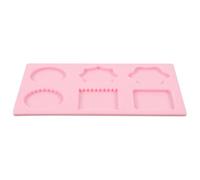 Rose pour Sceau de Cire et Invitations en Silicone Moule Rectangulaire | Finition Soignée, Fabrication de Cachets, Usage Pratique pour Papeterie, Format Compact, Couleur Rose