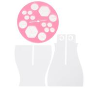 Rose Présentoir à Pinceaux de Maquillage Support de Rangement, en | Design à Trous Variés, Démontage Facile, pour Table de Coiffeuse, Maison, Artistes et Passionnées