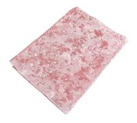 Rose Protège-livre en Tissu Décorative, Couverture Pliable A6 pour Romans | Velours Imprimé Motif Étoiles et Lune, Résistant aux Taches et Rayures, pour Cahiers Étudiants, Déplacements ou Collection