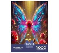 Rose Puzzle 1000 Pièces Educa Jouet en Bois Jeu D'Intelligence Décoration Intérieure Plante Fiori Bellissimo Jeu Éducatif Challenge Toy Adultes & Enfants des 14 Ans 70x50cm/1000pcs