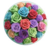 Rose Puzzle 1000 Pièces Jeu D'Intelligence Décoration Intérieure Fleurs and Plants Jeu Éducatif Challenge Toy Adultes & Enfants des 14 Ans 1000pcs (67.5x67.5cm)