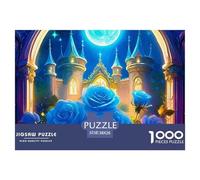 Rose Puzzle 1000 Pièces Plante des Fleurs pour Adultes Et Enfants Premium Jeu D'Intelligence 38x26cm/1000pcs