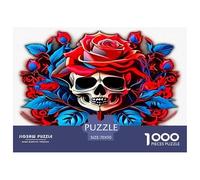 Rose Puzzle De 1000 Pièces : Amusez-Vous Seul Ou en Groupe - Idéal pour Les Amateurs De Puzzles !
