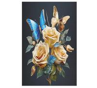 Rose Puzzles en Bois 1000 Pièces pour Adultes, Poster Jigsaw Puzzle, Design Unique Jouet Éducatif pour Adolescents Et Enfants Idée Cadeau （78×53cm）