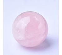 Rose Quartz Balls for and Relaxation, Small Chinese Medicine Ball for Hand, Exercise, and Stress Gemstone Stone