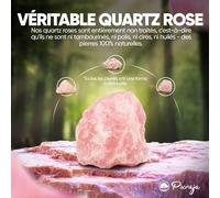 Rose Quartz Natural StonePremium Raw Stone To Use As Computer Stone,Water Stone,Healing Stone,Good Luck Stone Or Decoration,Pink,Pink