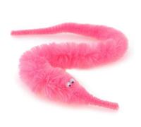 (Rose Red)6 Pcs Fuzzy Twisty Worm Wiggle Moving Sea Horse Soft Toy Gift for Children Kids