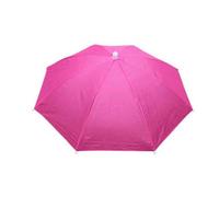 (rose red, One Size) Chapeau pliable Parapluies Outdoor Unisex Sun Rain Cap Fishing Beach Camping Head Hats Camouflage Rainbow Headwear