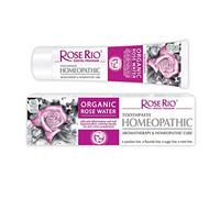 ROSE-RIO® - Dentifrice Homeopathic - biologique/convient aux traitements homéopathiques - eau de rose biologique - sans parabène/fluor/sucre/menthe - 65 ml