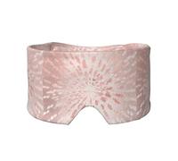 Rose Rose Or Blush Traits d'or Rayures Brillance,Masque pour les yeux bloquant la lumière Cache-yeux et cache-oreilles pour le sommeil