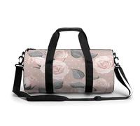 Rose Rose Sac De Sport Gym Sac De Voyage Sac Week-End Duffel Bag pour Camping Randonnée Voyage 45x23x23cm
