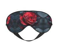 Rose rouge et noire - Design mis à jour - Bloque la lumière - Pour homme et femme