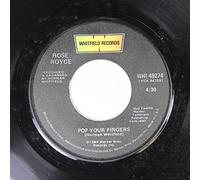 Rose Royce - Rose Royce 45 RPM Pop Your Fingers / I wonder Where You Are Tonight