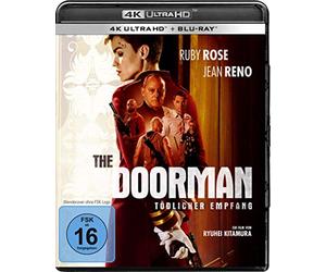 Rose,Ruby - The Doorman - Tödlicher Empfang 4K, 1 Ultra-HD-Blu-ray + 1 Blu-ray