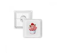 Rose Saveur Cerise Sweet Ice Cream PBT Keycaps pour Clavier mécanique Blanc OEM sans Marquage d'impression R1 Multicolore