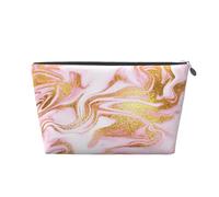 Rose Scintillant doré, Trousse de Toilette Trousse de Maquillage Sac à cosmétiques Trousse de Toilette de Voyage Portable