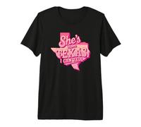 Rose She's from Texas I Can Tell Retro T-Shirt Haut de Gamme