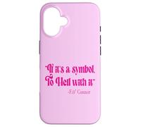 Rose Si C'est Un Symbole, au Diable, f.o Connor Eucharistie Coque pour iPhone 16