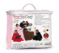 Rose Snug Rug Cosy Couverture avec Manches Couverture à Manches en Polaire Plaid à Manche Plaid Polaire avec Manche Femme Homme 160gsm pour Adulte Couverture Canape TV Hiver avec Poches Portables