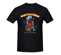 Rose Tattoo Rock N Roll Outlaws Funny Tee Shirts for Homme
