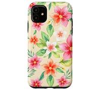 Rose Tropical Floral Garden Blossom Leaf Botanical Flower Coque pour iPhone 11