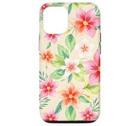 Rose Tropical Floral Garden Blossom Leaf Botanical Flower Coque pour iPhone 12/12 Pro