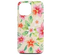 Rose Tropical Floral Garden Blossom Leaf Botanical Flower Coque pour iPhone 13 Pro Max