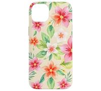 Rose Tropical Floral Garden Blossom Leaf Botanical Flower Coque pour iPhone 14 Plus