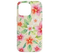 Rose Tropical Floral Garden Blossom Leaf Botanical Flower Coque pour iPhone 14 Pro Max