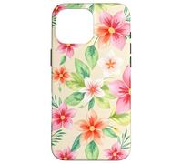 Rose Tropical Floral Garden Blossom Leaf Botanical Flower Coque pour iPhone 16 Pro Max