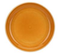 Rose&Tulipani Arpeggio Assiette creuse Citrouille en grès Diamètre 25 cm