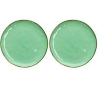 ROSE & TULIPANI - Assiette plate Concert Vert Eau (Lot de 2)