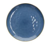 Rose & Tulipani Concert Plateau Plat Bleu Avio 32cm Grès