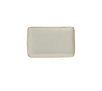 Rose & Tulipani Concert Plateau Rectangulaire 20x13cm Gris Perla