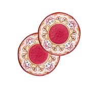 ROSE & TULIPANI - Lot de 2 assiettes Fondi Borgo