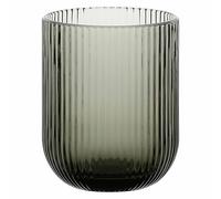 ROSE & TULIPANI MILANO Twisty Gris - Verre - Tasse Réutilisable - 260 ml