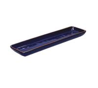 Rose & TULIPANI Plateau rectangulaire 32 x 8 cm Concert Bleu Cobalt