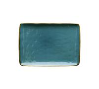 Rose & Tulipani - Plateau rectangulaire bleu, lot de 2 pièces - Mobilier Maison, Cuisine - Ligne Concert de couleurs - Bols de cuisine - Stoneware - Ø 27 ; 19 cm