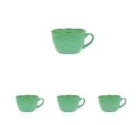 ROSE & TULIPANI - Tasse petit déjeuner Concert Vert eau (Lot de 4)