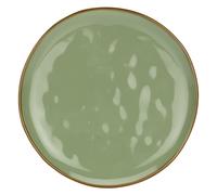Rose & Tulipes Concert Plat Fruits Petit Déjeuner 20Cm Vert Olive