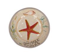 Rose & Tulipes Ensemble De Vie Marine 2 Pièces Assiette Fond 19,5cm Mélamine