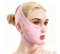 Rose V Line Masque facial lifting Tape pour enlever le double menton, raffermissement de l'apnée du sommeil, bande anti-rides, masque facial réutilisable