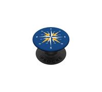Rose-Vent Nautique, Une idée de #LeoPepeDesign, PopSockets PopGrip Adhésif