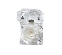 Rose véritable préservée dans une mini boîte à bague transparente, boîte à bijoux, cadeau éternelle, rose éternelle, cadeau pour anniversaire, Saint-Valentin, Noël, anniversaire