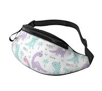 Rose Violet Dinos Fanny Pack pour Femmes Hommes