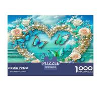 Rose1000 Pièces Aquarelle Puzzle Fleur pour Adultes De Jeu pour Adultes Parfaitpourla Détente Paysagedes QuatreSaisons 38x26cm/1000pcs