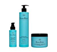Rosebaie Kit Kératine Et Huile De Ricin, Éléments Hydratants, Sans Sulfate Et Sans Parabène Qui, 3 unité (Lot 1)