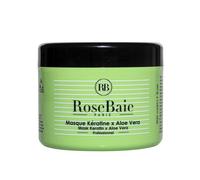 ROSEBAIE | Masque Capillaire Aloe Vera & Kératine | Purification & Hydratation | Cheveux abîmés | Cuir chevelu sensible | Pointes fourchues | Cheveux fins et cassants | 500ml